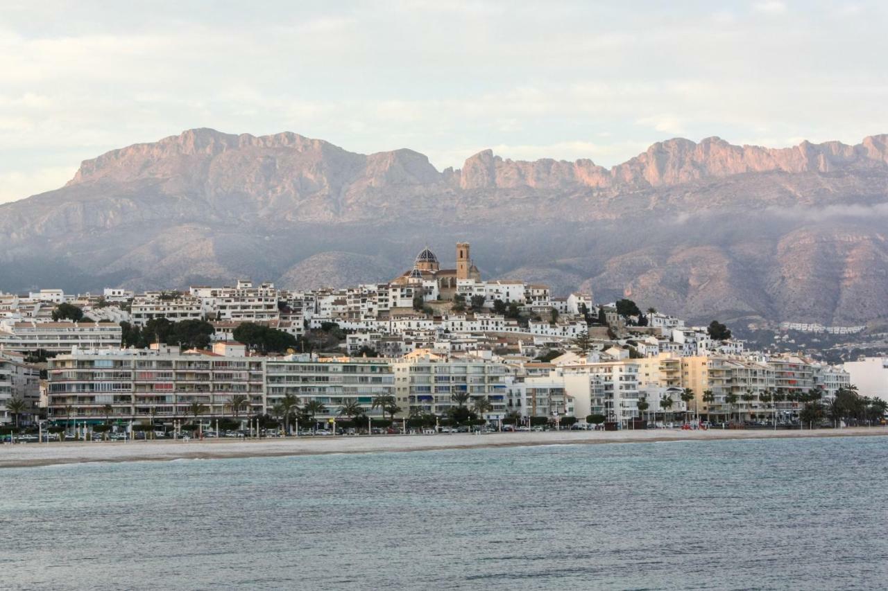 Apartamento Ático-Loft frente al Mar con Piscina y Parking Altea Exterior foto